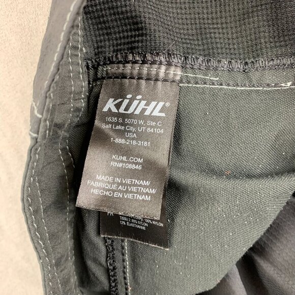Kuhl Mens Shorts 40 Gray Colorblock Mutiny River Nylon Stretch Outdoor Hiking - Picture 7 of 10